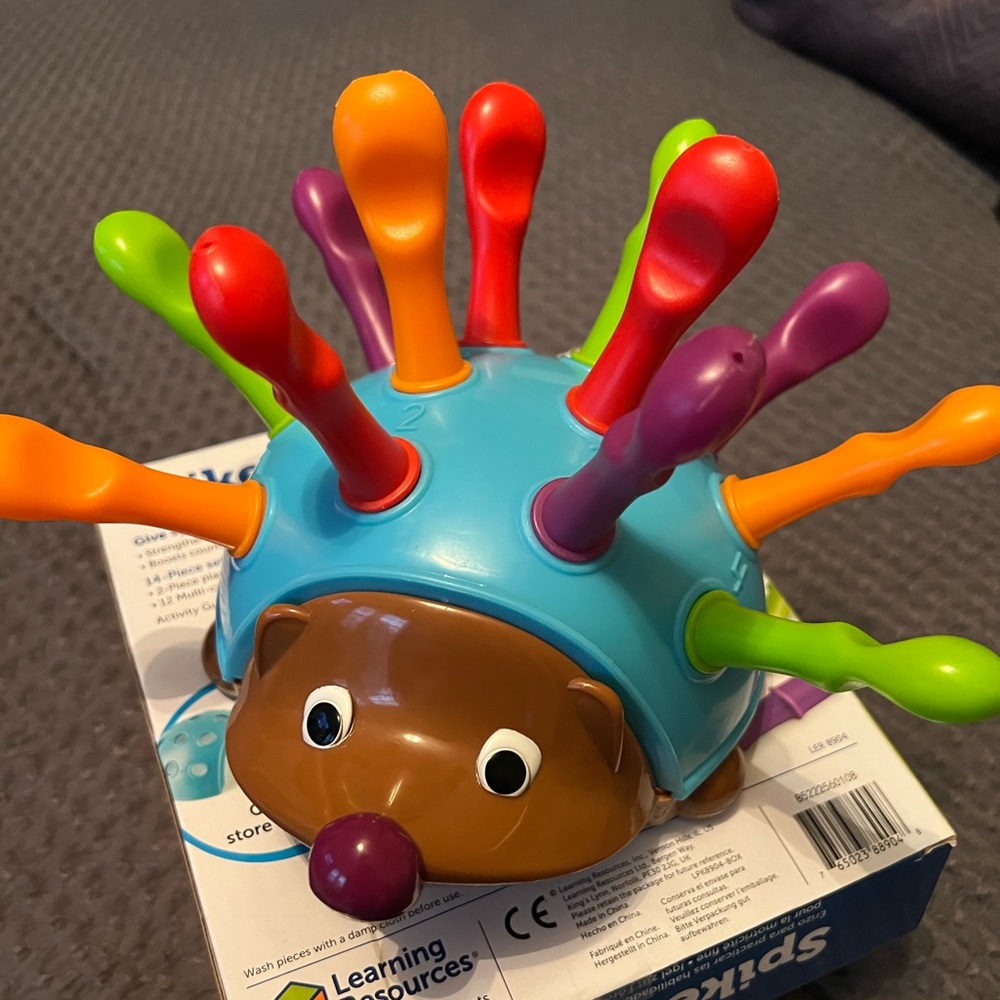 Spike, the fine motor hedgehog